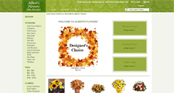 Desktop Screenshot of albertsflowers.com